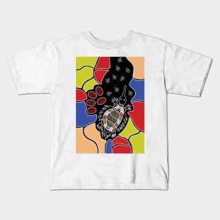 Aboriginal Art - Echidna Dreaming Kids T-Shirt